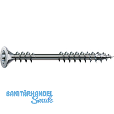 SPAX Verlegeschraube 4.5x 60 Teilgewinde Torx 20 Wirox-Silber