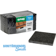SPAX-Pads 100x100x8 mm für Terrassenböden 20 Stück pro Packung SPAX-Pads 100x100x8 mm für Terrassenböden 20 Stück pro Packung