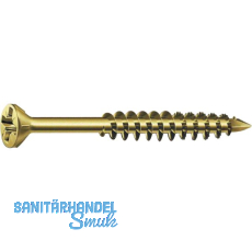 SPAX 3.5x 40 Teilgewinde Pozidriv 2 Glasleistenschraube Yellox