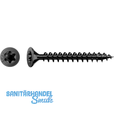 SPAX Senkkopf 5.0x 30 VG Torx 20 verzinkt schwarz mit Bewertung / Kleinpackung SPAX Senkkopf 5.0x 30 VG Torx 20 verzinkt schwarz mit Bewertung / Kleinpackung