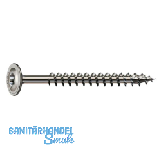 SPAX Holzbauschraube Tellerkopf 6.0x 80 VG Torx 30 Edelstahl A2 mit Bewertung