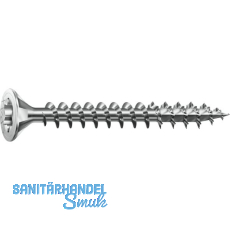 SPAX Senkkopf 6.0x 80 Vollgewinde Torx 30 Wirox-Silber mit Bewertung