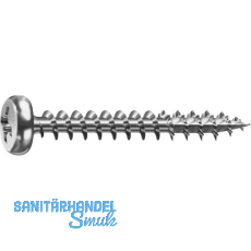 SPAX Halbrundkopf 3.5x 25 Vollgewinde Pozidriv 2 Wirox-Silber mit Bewertung SPAX Halbrundkopf 3.5x 25 Vollgewinde Pozidriv 2 Wirox-Silber mit Bewertung