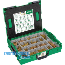 SPAX SNK Montagekoffer / L-BOXX, Pozidriv, Yellox, ( 2.925 St�ck )