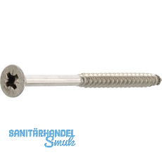 Spanplattenschraube Senkkopf 3.5x 30 Teilgewinde Pozidriv 2 Edelstahl A2