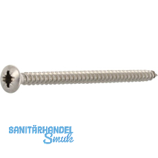 Spanplattenschraube Linsensenkkopf 3.5x 25 Vollgewinde Pozidriv 2 Edelstahl A2