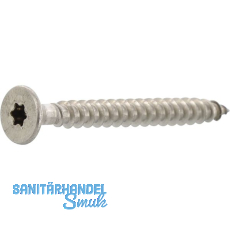 Spanplattenschraube Senkkopf 5.0x 40 Vollgewinde Torx 25 Edelstahl A2