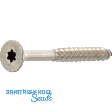 Spanplattenschraube Senkkopf 4.5x 55 Teilgewinde Torx 20 Edelstahl A4