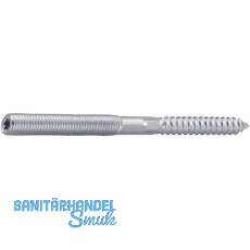 Stockschraube 8x160 Torx verzinkt mit Schlüsselfläche Stockschraube 8x160 Torx verzinkt mit Schlüsselfläche