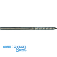 Stockschraube 8X140 Edelstahl A2 mit Schlüsselfläche Stockschraube 8X140 Edelstahl A2 mit Schlüsselfläche