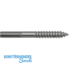 Stockschraube 8X160 Edelstahl A2 ohne Schlüsselfläche Stockschraube 8X160 Edelstahl A2 ohne Schlüsselfläche