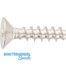 Thermoplastschraube Senkkopf 3.0x16 Edelstahl A2