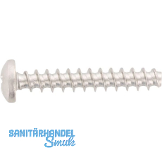 Thermoplastschraube Rundkopf 3.5x 8 Edelstahl A2
