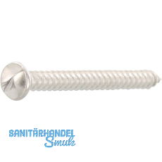 Einwegsicherheitsschraube - Halbrundkopf 3,5x16 mit Blechgew. - Edelstahl A2