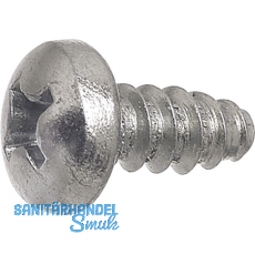 DIN7981F 3.5x13 Phillips-KS verzinkt Linsen-Blechschrauben stumpf ~ISO7049