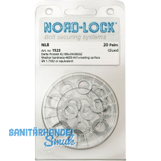 NORD-LOCK Keilsicherungsscheiben NL 8 zinklamellenbeschichtet, - Blister SB-20 NORD-LOCK Keilsicherungsscheiben NL 8 zinklamellenbeschichtet, - Blister SB-20