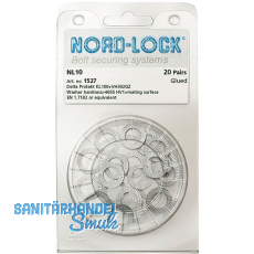 NORD-LOCK Keilsicherungsscheiben NL10 zinklamellenbeschichtet, - Blister SB-20 NORD-LOCK Keilsicherungsscheiben NL10 zinklamellenbeschichtet, - Blister SB-20