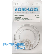 NORD-LOCK Keilsicherungsscheiben NL4ss Edelstahl A4, - Blister SB-10