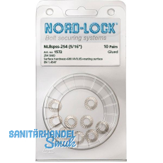 NORD-LOCK Keilsicherungsscheiben NL 8spss-254, Edelstahl A4 - Blister SB-10