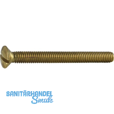 DIN964A M 4X 40 Messing blank Linsenschraube