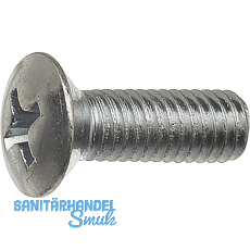 ~ISO7047 4.8 M 4x 16 Phillips KS verzinkt Linsensenkkopfschraube (DIN966A)