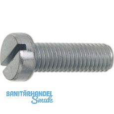 ~ISO1207 4.8 M 3x 50 verzinkt Zylinderschraube mit Schlitz (DIN84A)