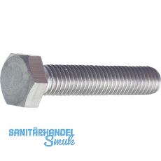 ISO4017 8.8 M12x 25 verzinkt Sechskantschraube ohne Schaft