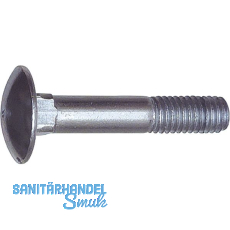 DIN603 M12x100 verzinkt Torbandschraube ohne Mutter DIN603 M12x100 verzinkt Torbandschraube ohne Mutter