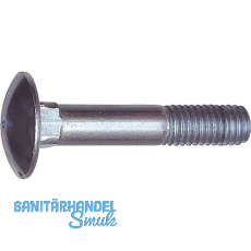 DIN603 8.8 M12x 75 verzinkt Torbandschraube ohne Mutter DIN603 8.8 M12x 75 verzinkt Torbandschraube ohne Mutter