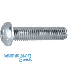 ISO7380-1 010.9 M 3x 5 verzinkt Linsenschraube mit Innensechskant