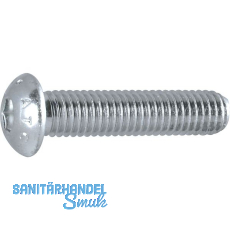 ISO7380-1 010.9 M 5x30 verzinkt Linsenschraube mit Innensechskant