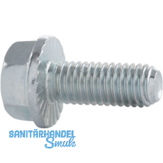 ECO-FIX 4.8 M 4x10 verzinkt Sechskantschraube mit Flansch f�r den Apparatebau