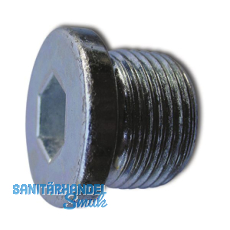 DIN908 5.8 M12x1.5 blank Verschlussschraube zylindrisches, metr. Feingewinde