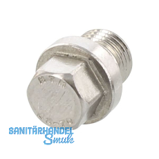 DIN910 G 1/2" Edelstahl A4 Verschlussschraube mit Rohrgewinde DIN910 G 1/2" Edelstahl A4 Verschlussschraube mit Rohrgewinde