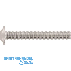 ISO7380-2 010.9 M 4x 10 verzinkt-blau Linsenschraube mit Flansch und ISK