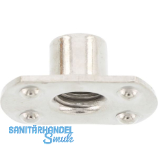 2-Punkt Anschweißmutter M 4 Edelstahl A2 2-Punkt Anschweißmutter M 4 Edelstahl A2