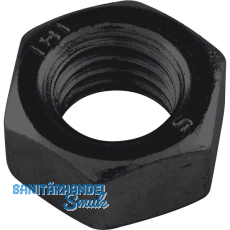 DIN934/ 8 M 6 Sechskantmutter schwarz-verzinkt DIN934/ 8 M 6 Sechskantmutter schwarz-verzinkt