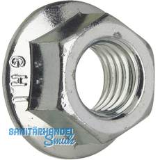 DIN6923/ 8 M 4 verzinkt Sechskantmutter mit Flansch