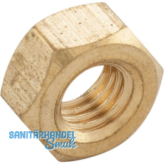 ISO4032 M 6 Messing blank Sechskantmutter