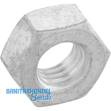 ISO4032 M 6 Aluminium blank Sechskantmutter