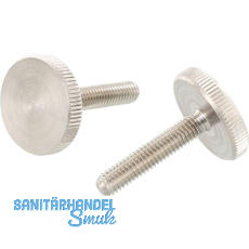 DIN653 M 6 x 12 Edelstahl A1 R�ndelschraube niedrige Form