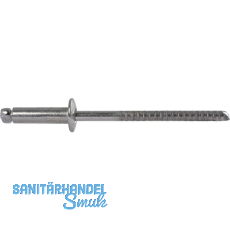 ISO15983 Blindniete Flachkopf 4.8x20 Edelstahl A4 mit Edelstahldorn A4 ISO15983 Blindniete Flachkopf 4.8x20 Edelstahl A4 mit Edelstahldorn A4