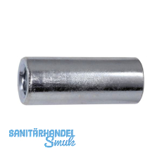 Distanzbuchse rund M12x 30 verzinkt (Langmutter)