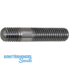 DIN939 8.8 M20x 45 blank Stiftschraube Einschraubende ~1,25 d DIN939 8.8 M20x 45 blank Stiftschraube Einschraubende ~1,25 d