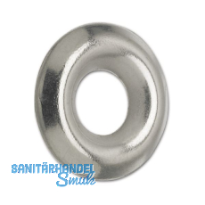 Fassonscheibe 5.2x15 Eisen vernickelt f�r Senkschrauben