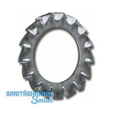 DIN6798A M 8 blank F�cherscheibe aussengezahnt