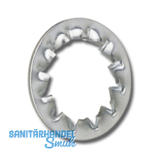 DIN6798J M18 verzinkt Fächerscheibe innengezahnt DIN6798J M18 verzinkt Fächerscheibe innengezahnt