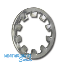 DIN6797I M 5 verzinkt Zahnscheibe innengezahnt DIN6797I M 5 verzinkt Zahnscheibe innengezahnt