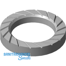 TECKENTRUP Sperrkantscheibe SK-Z - M16 - Stahl Zinklamelle