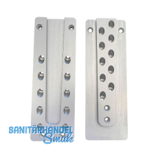 PITZL Schwerlast HVP 120x350x20 mm Aluminium eloxiert